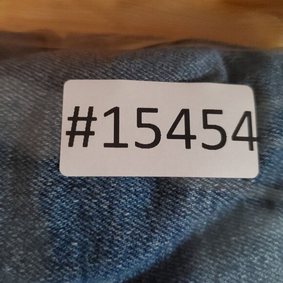 Old Navy Jeans Womens 18 Blue Sky-High Wide Leg Distressed Cotton Denim - Picture 12 of 12